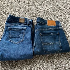 2 pair of jeans